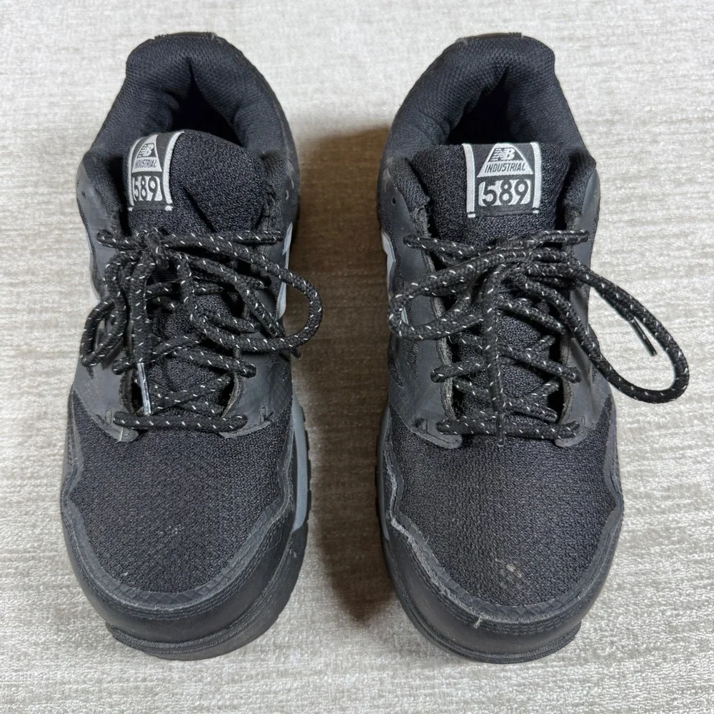 New Balance 589 Industrial Mens 7.5 Black Composite Toe Slip Resistant Work Shoe